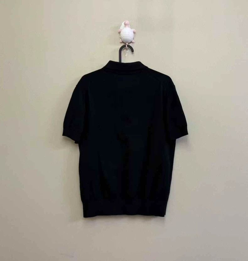 Louis Vuitton Louis Vuitton Black Embossed Logo Short Sleeve Polo Size US XS / EU 42 / 0 - 4 Thumbnail