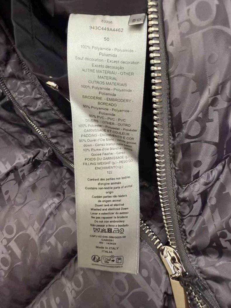 Dior Dior Smoky Logo Down Jacket New Condition Size US L / EU 52-54 / 3 - 3 Thumbnail