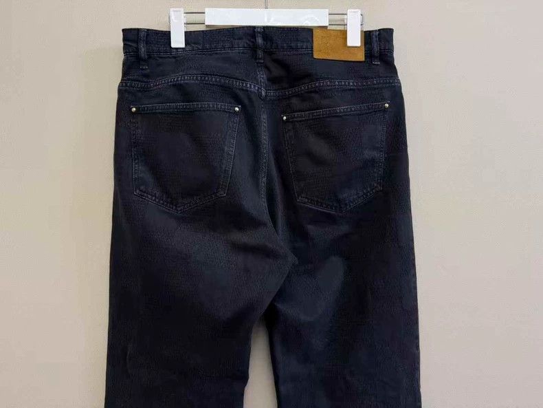 Louis Vuitton Louis Vuitton Black Logo Denim Pants Size 30 Size US 30 / EU 46 - 5 Thumbnail