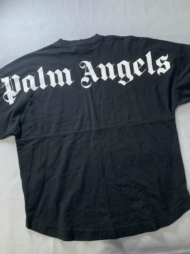 Palm Angels Palm Angels Black Batwing Sleeve T-Shirt Size US XS / EU 42 / 0 - 3 Thumbnail