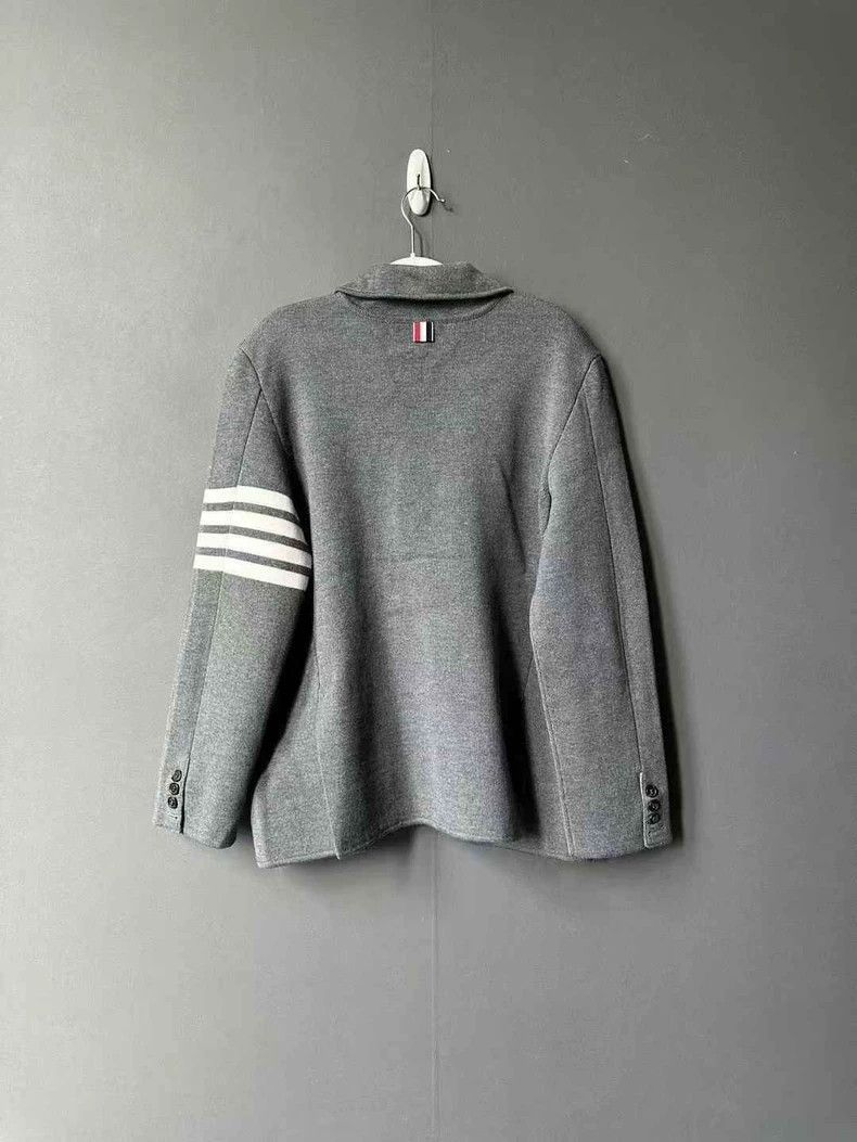 Thom Browne Thom Browne Wool Knit Blazer for Sale Size US L / EU 52-54 / 3 - 2 Thumbnail