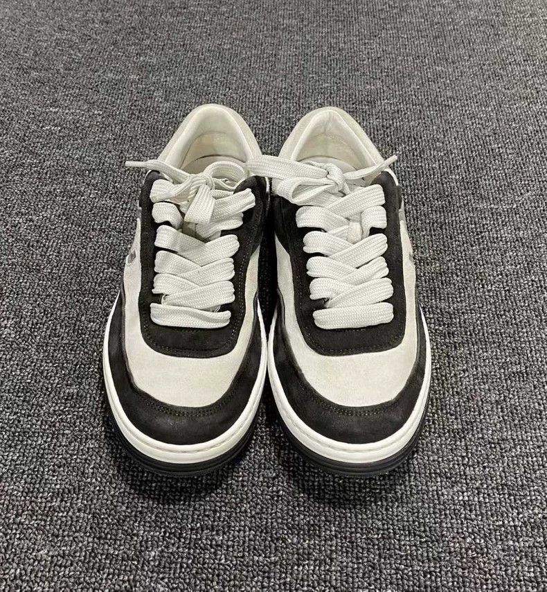 Chanel Chanel Black and White Casual Sneakers Size US 6.5 / EU 39-40 - 2 Thumbnail
