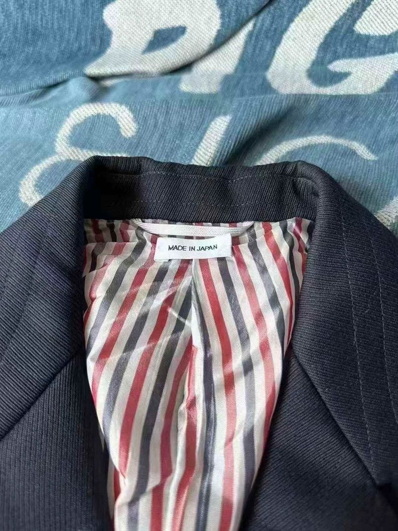 Thom Browne Thom Browne Quilted Suit Jacket with Gold Buttons Size US S / EU 44-46 / 1 - 3 Thumbnail