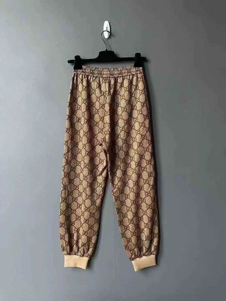 Gucci Gucci Brown Printed Athletic Pants Size US 26 / EU 42 - 2 Thumbnail