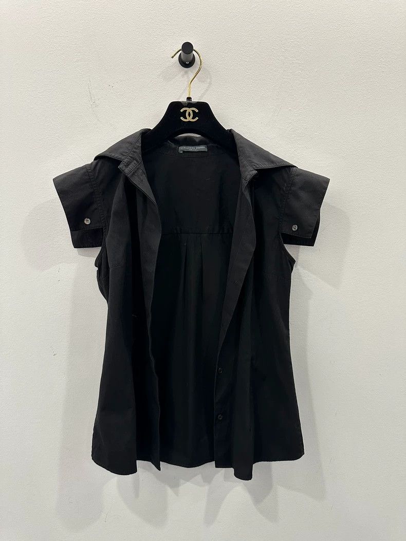 Alexander McQueen Alexander Mcqueen Black Short Sleeve Shirt Size US M / EU 48-50 / 2 - 3 Thumbnail