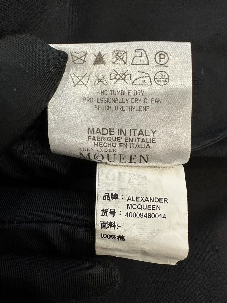 Alexander McQueen Alexander Mcqueen Black Short Sleeve Shirt Size US M / EU 48-50 / 2 - 6 Thumbnail