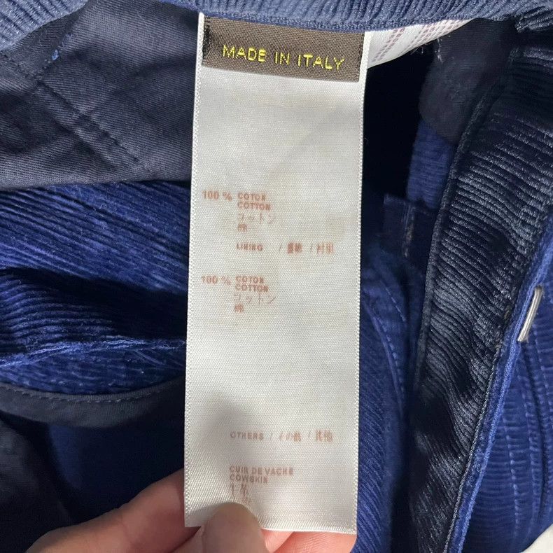 Louis Vuitton Louis Vuitton Blue Corduroy Casual Pants Size US 28 / EU 44 - 5 Thumbnail