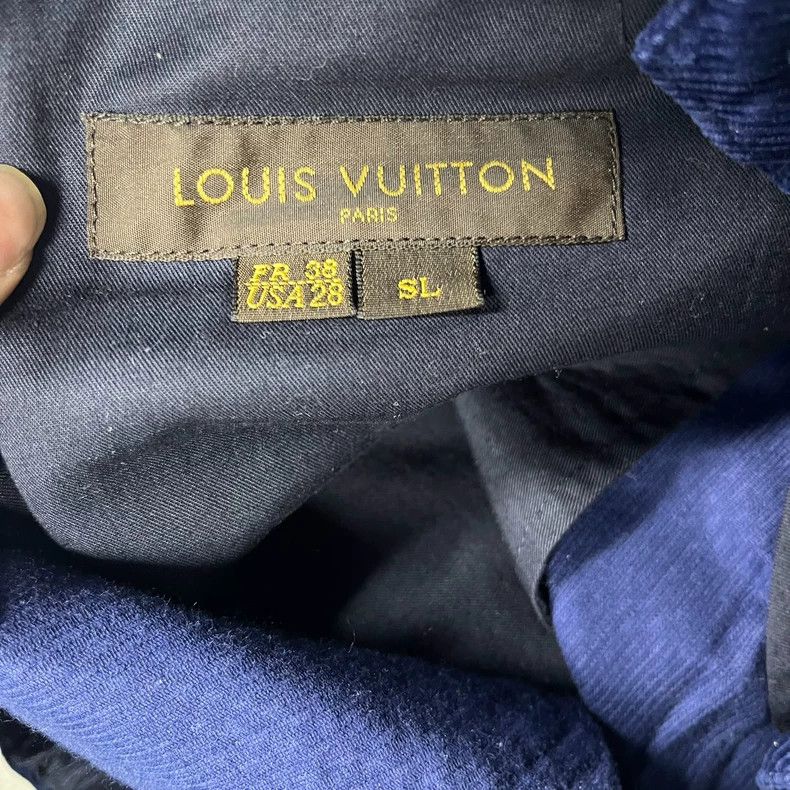 Louis Vuitton Louis Vuitton Blue Corduroy Casual Pants Size US 28 / EU 44 - 4 Thumbnail