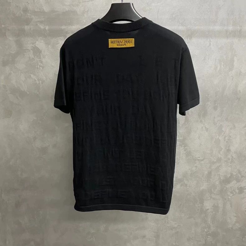 Louis Vuitton Louis Vuitton Black Logo Short Sleeve Shirt Size US S / EU 44-46 / 1 - 2 Thumbnail