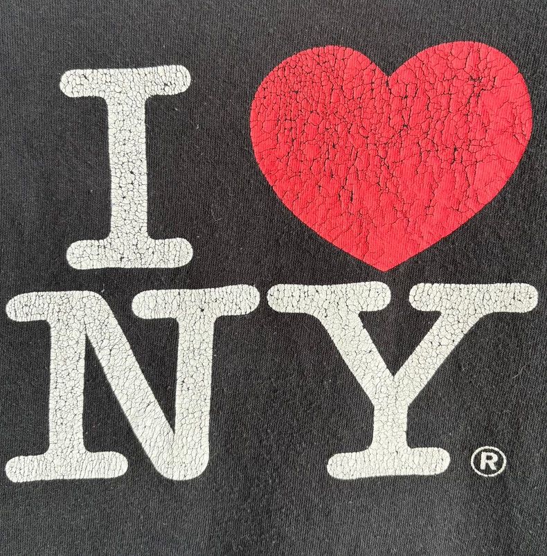 Vintage Vintage 90s I LOVE NY Short Sleeve Tee Size US S / EU 44-46 / 1 - 3 Thumbnail