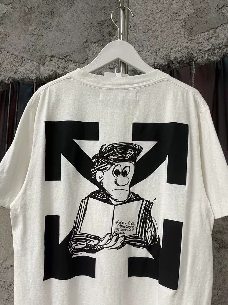 Off-White Off White Short Sleeve T-Shirt with Logo Size US M / EU 48-50 / 2 - 3 Thumbnail
