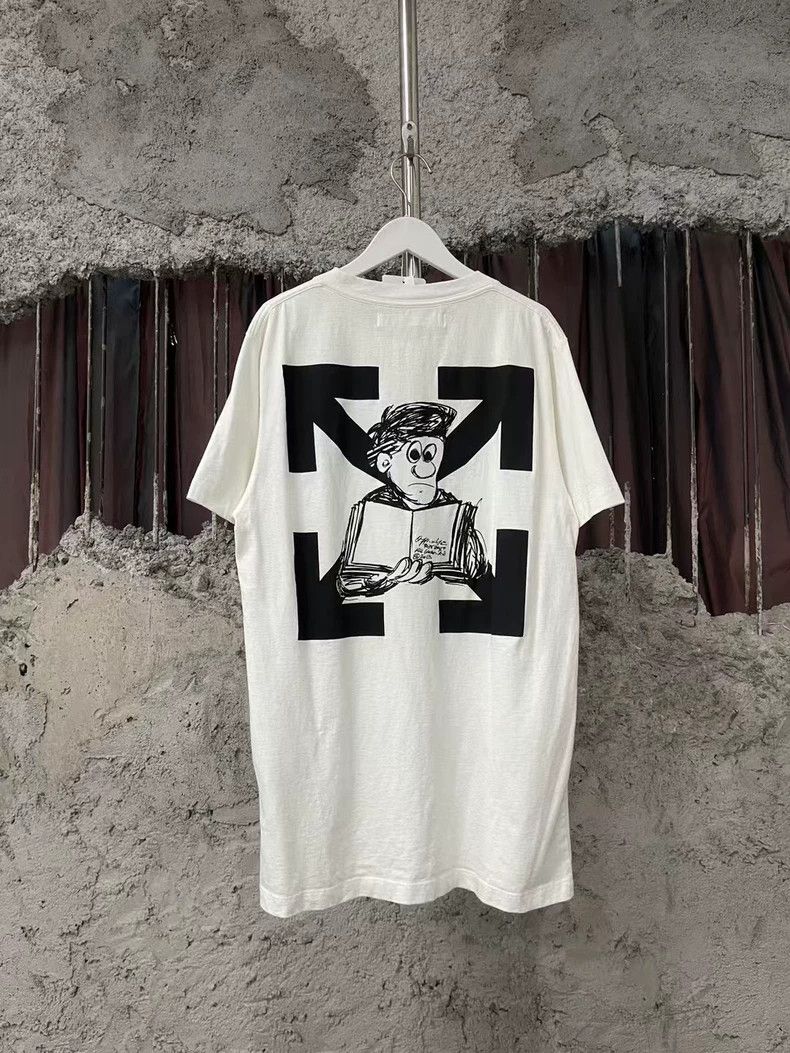 Off-White Off White Short Sleeve T-Shirt with Logo Size US M / EU 48-50 / 2 - 2 Thumbnail