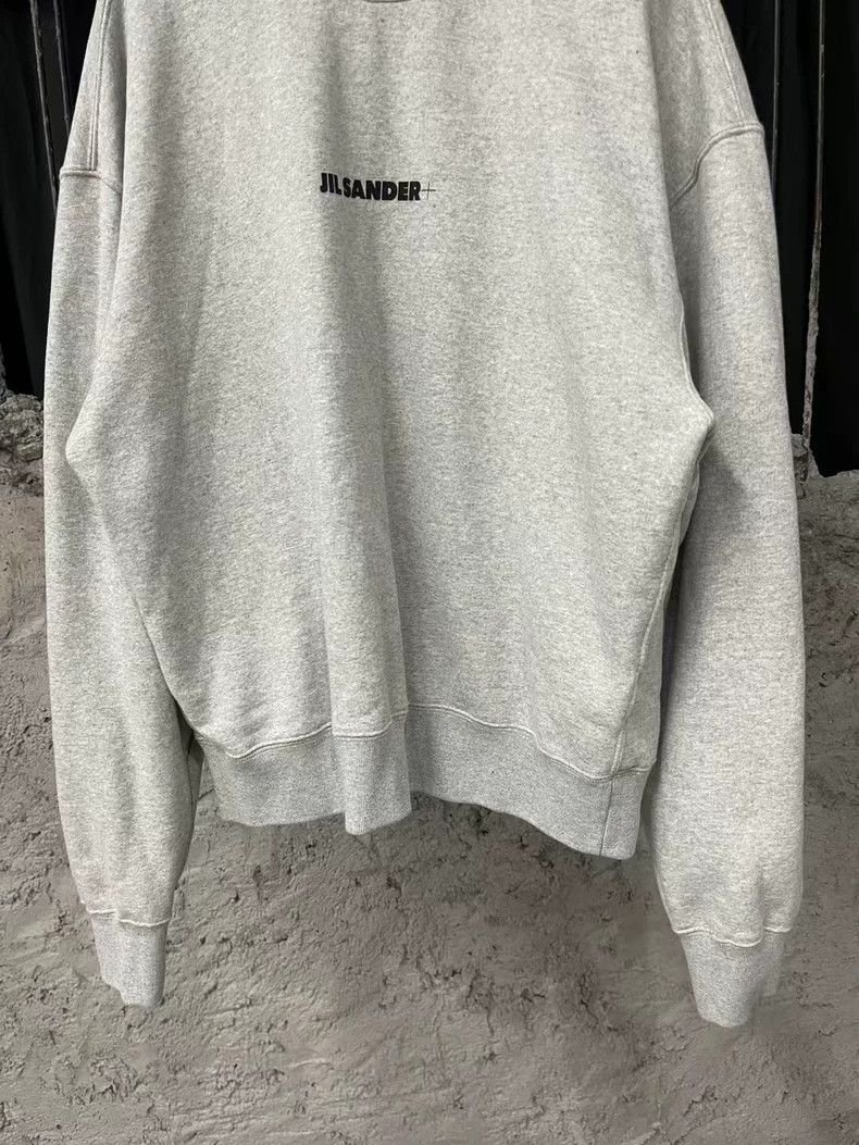 Jil Sander Jil Sander Gray Sweatshirt with Logo Size US M / EU 48-50 / 2 - 4 Thumbnail