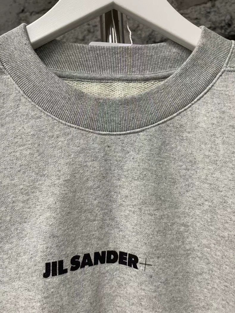 Jil Sander Jil Sander Gray Sweatshirt with Logo Size US M / EU 48-50 / 2 - 5 Thumbnail