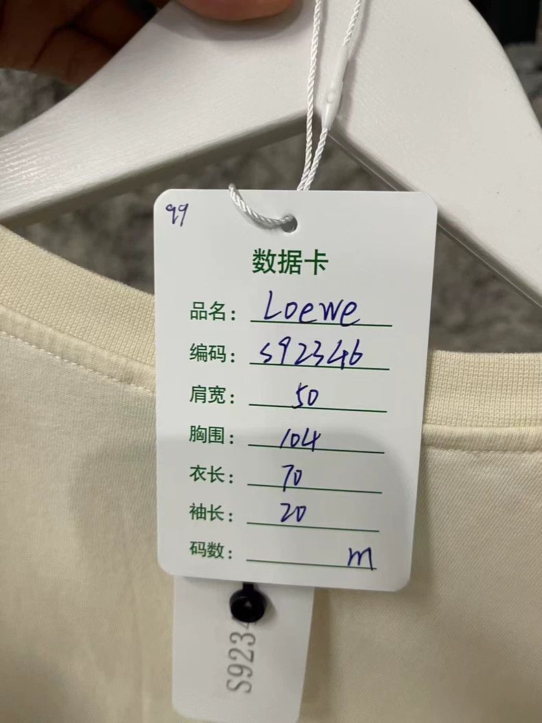 Loewe Loewe Short Sleeve T-Shirt with Cactus Design Size US M / EU 48-50 / 2 - 9 Thumbnail
