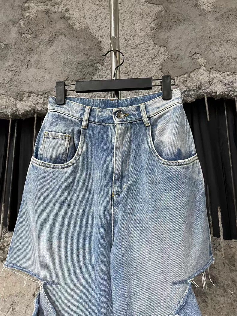 Maison Margiela Maison Margiela Knife Cut Denim Pants Size US 36 / EU 52 - 3 Thumbnail