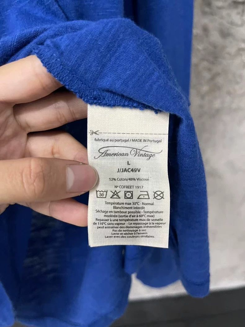 Anonymous Club American Vintage Long Sleeve Top in Blue Size US L / EU 52-54 / 3 - 6 Thumbnail