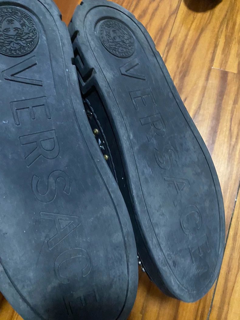 Versace Versace Men's Casual Dress Shoes with Embellishments Size US 10 / EU 43 - 5 Thumbnail