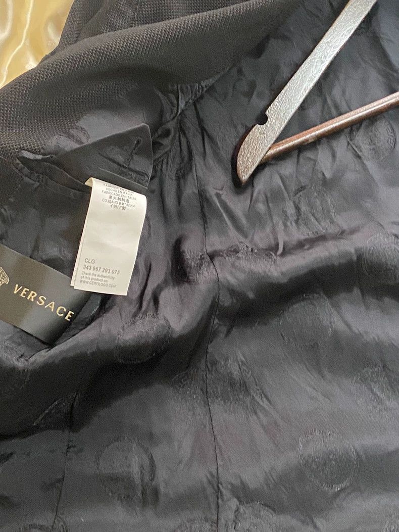 Versace Versace Black Suit Jacket Runway Collection Size US L / EU 52-54 / 3 - 7 Thumbnail