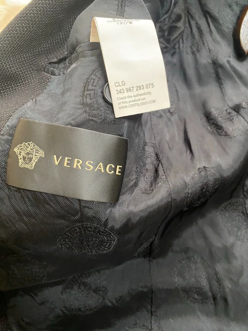 Versace Versace Black Suit Jacket Runway Collection Size US L / EU 52-54 / 3 - 5 Thumbnail