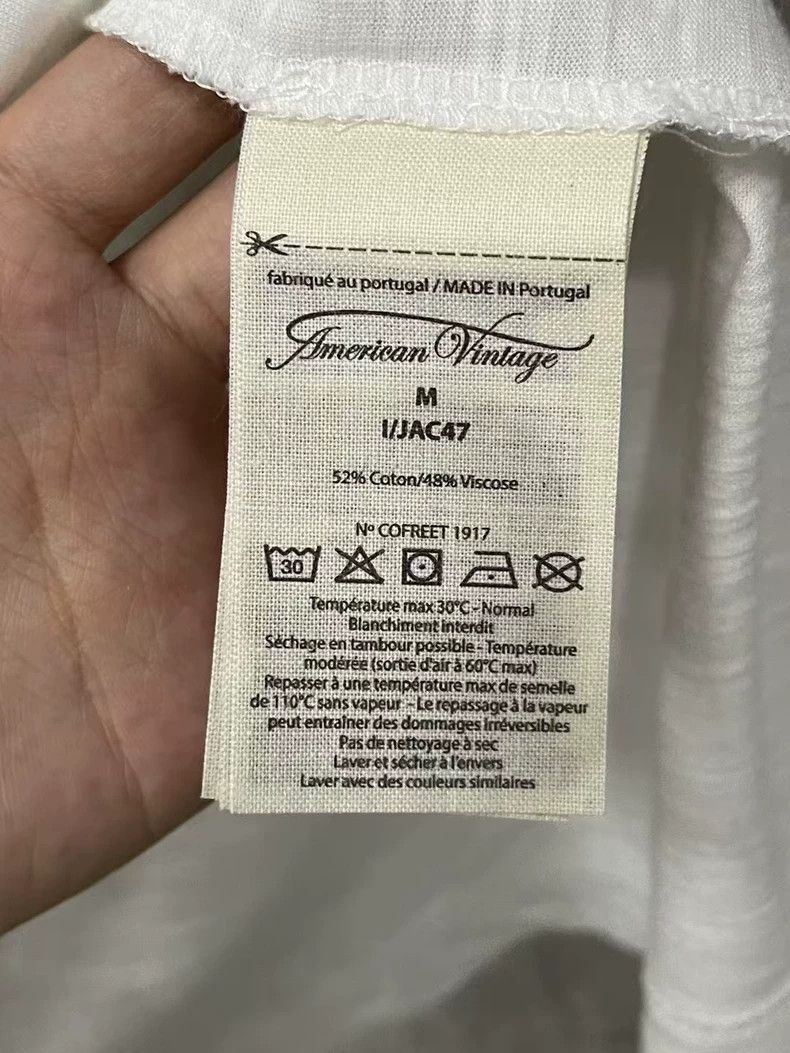 Other American Vintage Sleeveless White Tank Top Size US M / EU 48-50 / 2 - 6 Thumbnail