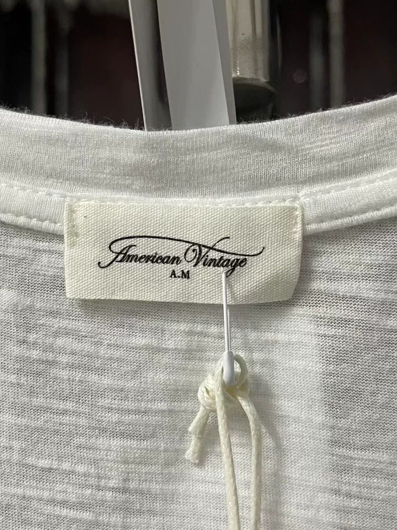 Other American Vintage Sleeveless White Tank Top Size US M / EU 48-50 / 2 - 5 Thumbnail
