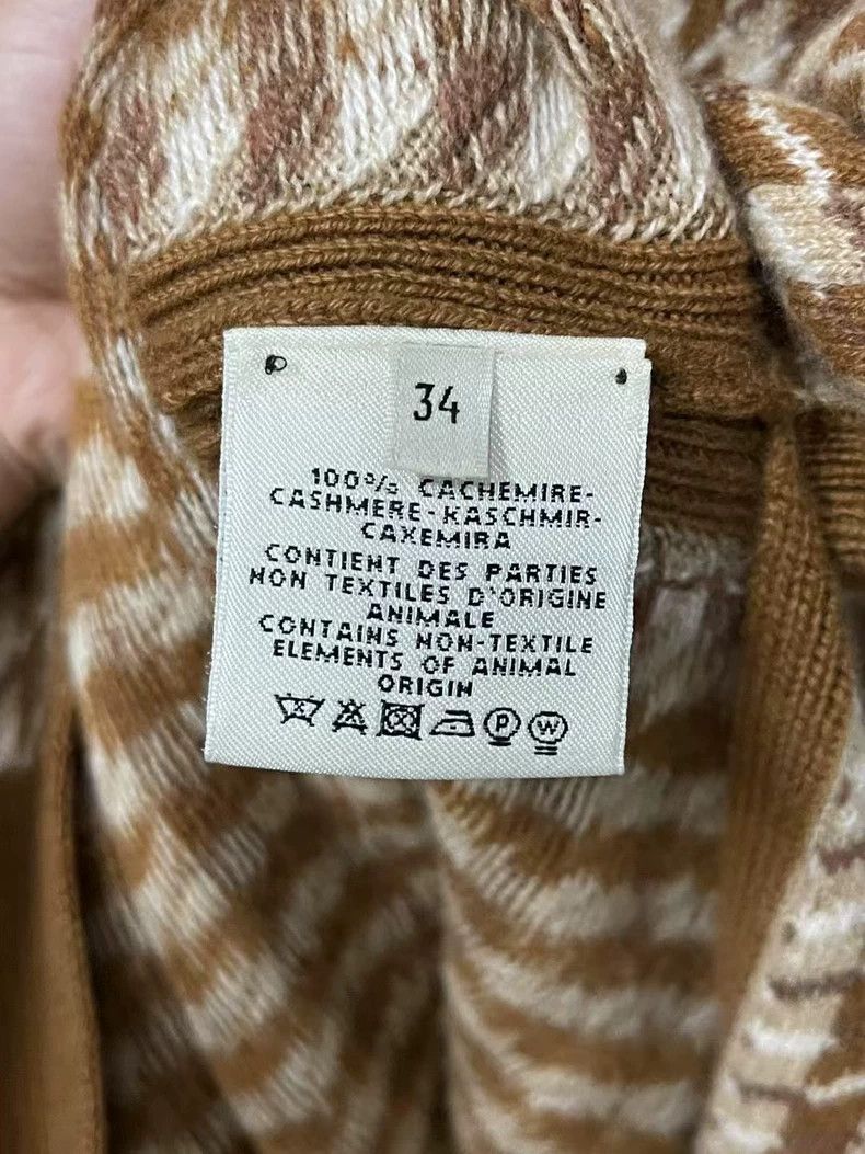 Hermes Hermes Wool Coat in Houndstooth Pattern Size US XS / EU 42 / 0 - 6 Thumbnail
