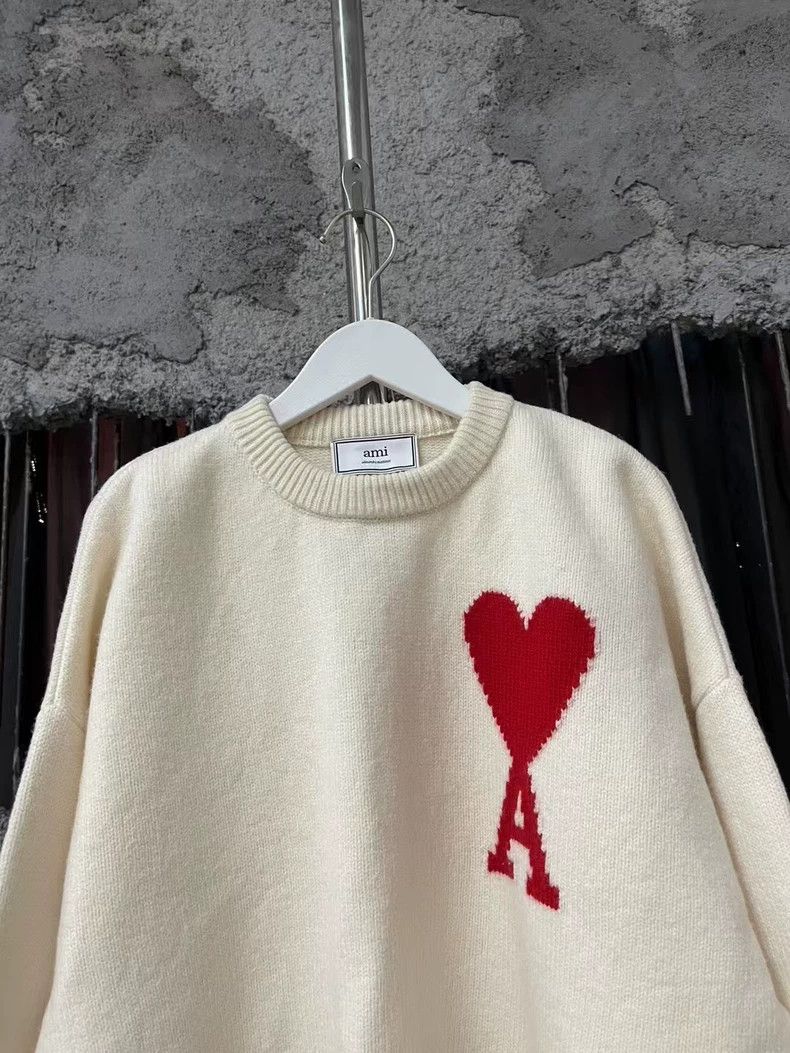 AMI Ami Sweater with Heart Design Size US M / EU 48-50 / 2 - 3 Thumbnail