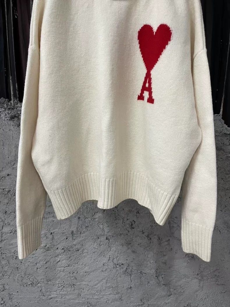 AMI Ami Sweater with Heart Design Size US M / EU 48-50 / 2 - 4 Thumbnail