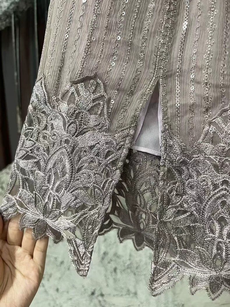 Acne Studios Acne Studios Sequin Embroidered Skirt Size US 34 / EU 50 - 5 Thumbnail
