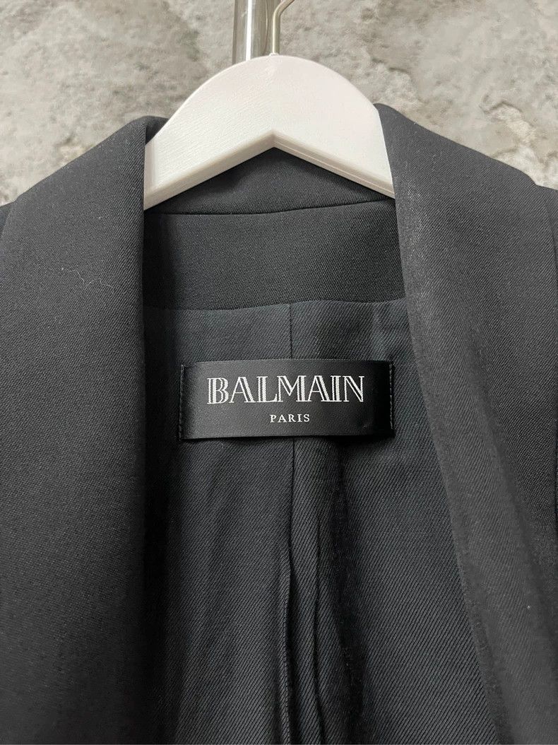 Balmain Balmain Black Double-Breasted Blazer Jacket Size US M / EU 48-50 / 2 - 6 Thumbnail
