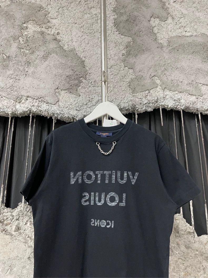 Louis Vuitton Louis Vuitton Black Logo Short Sleeve Shirt Size US M / EU 48-50 / 2 - 3 Thumbnail