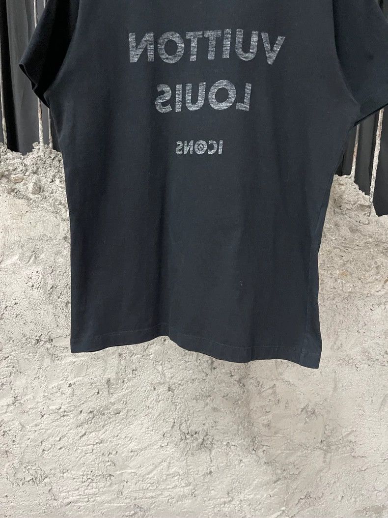 Louis Vuitton Louis Vuitton Black Logo Short Sleeve Shirt Size US M / EU 48-50 / 2 - 4 Thumbnail