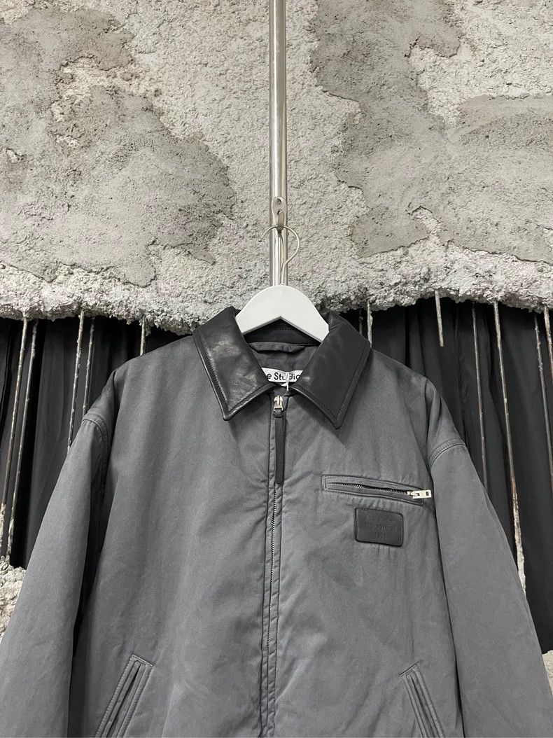 Acne Studios Acne Studios Leather Collar Jacket Size US XS / EU 42 / 0 - 4 Thumbnail