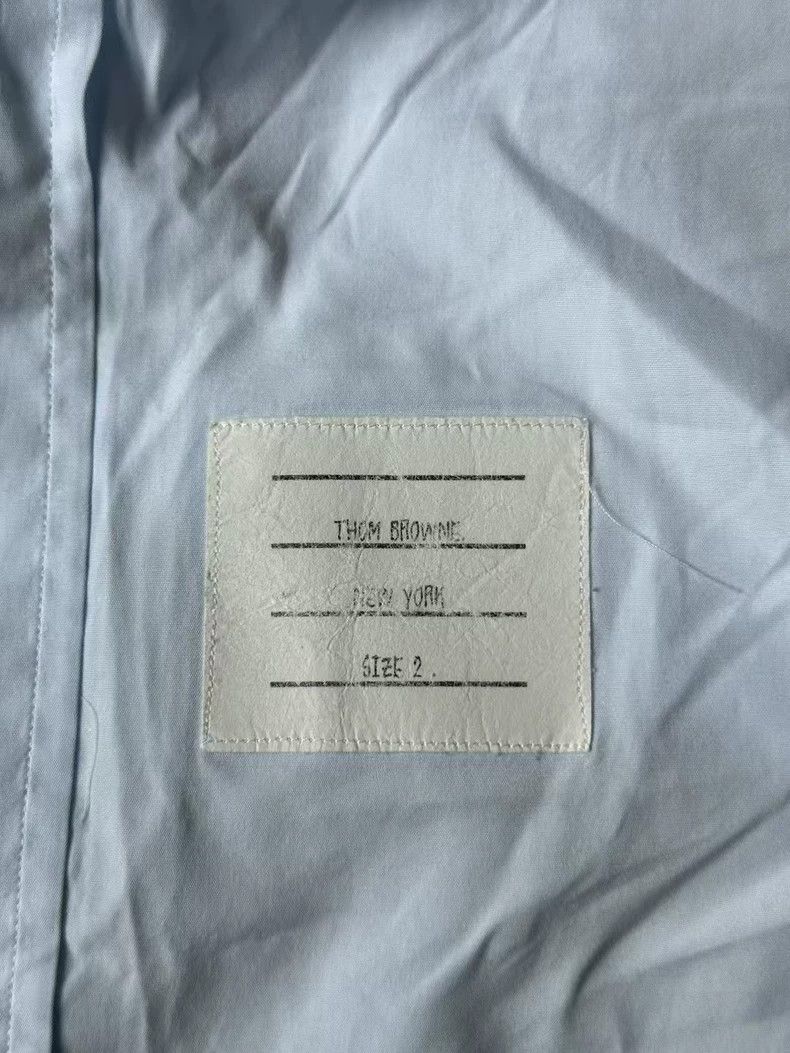 Thom Browne Thom Browne Long Sleeve Shirt with Double Stripes Size US M / EU 48-50 / 2 - 4 Thumbnail