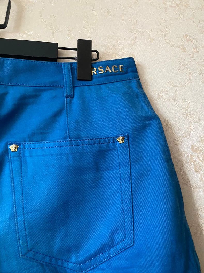 Versace Versace Men's Denim Pants in Blue Color Size US 35 - 3 Thumbnail
