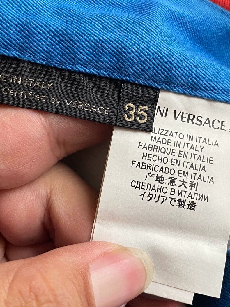 Versace Versace Men's Denim Pants in Blue Color Size US 35 - 5 Thumbnail