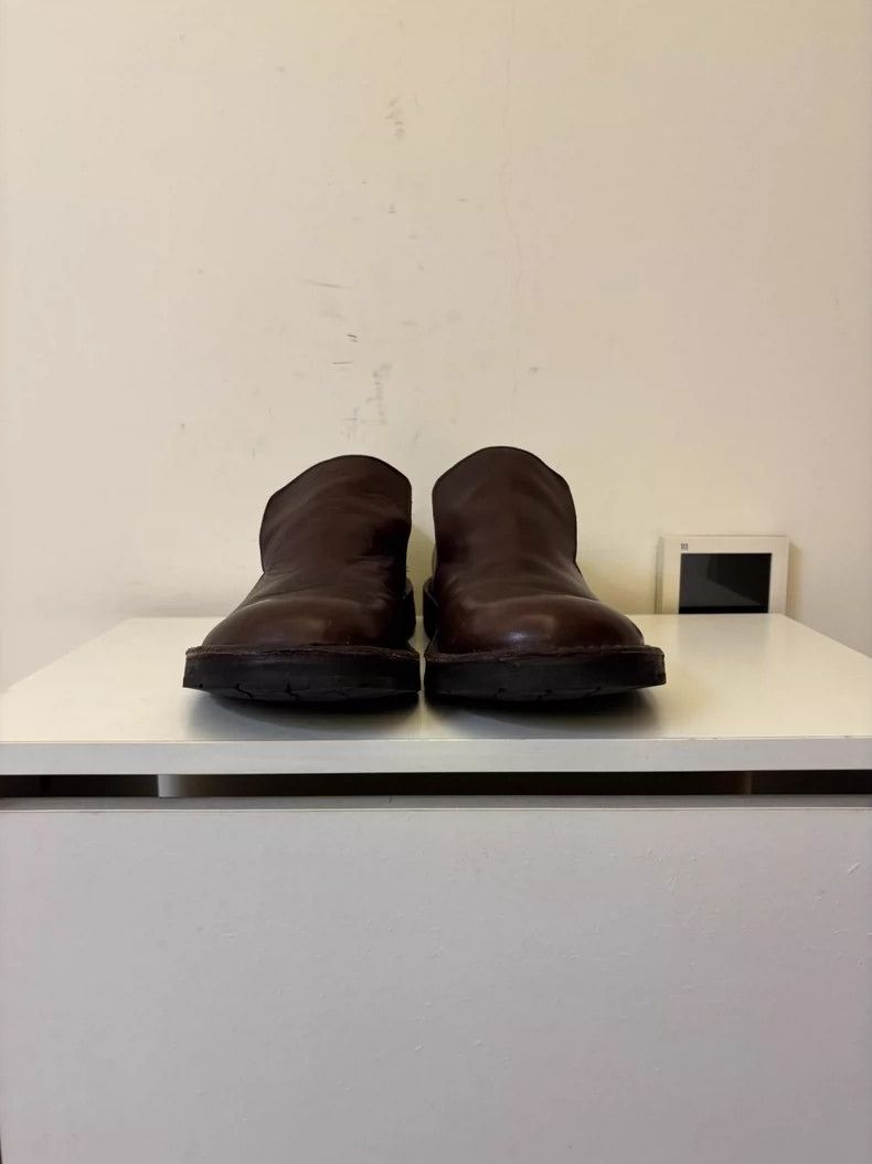 Yohji Yamamoto Yohji Yamamoto Round Toe Leather Shoes Size US 10.5 / EU 43-44 - 3 Thumbnail