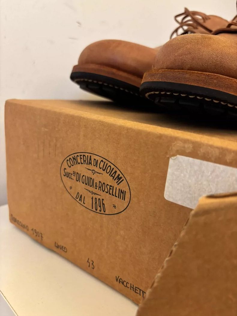 Guidi Guidi Rosellini Work Leather Shoes Size 43 Size US 10.5 / EU 43-44 - 5 Thumbnail