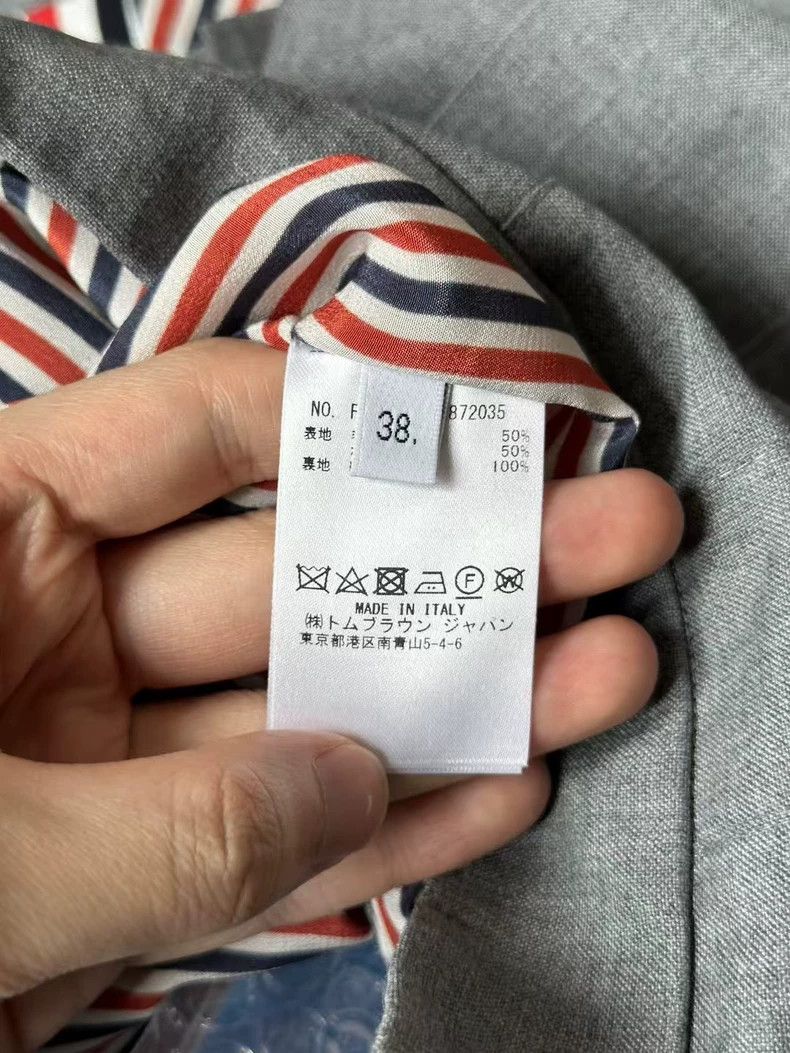 Thom Browne Gray Pleated Skirt by Thom Browne Size US 38 / EU 54 - 4 Thumbnail