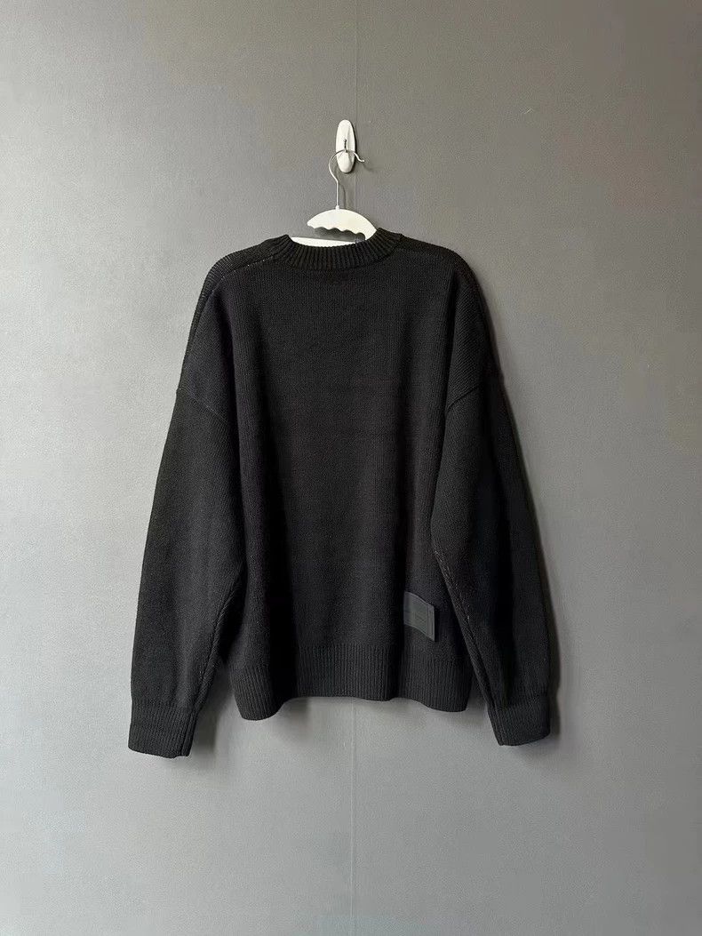 WE11DONE We11done Black Large Logo Sweater Size US S / EU 44-46 / 1 - 2 Thumbnail