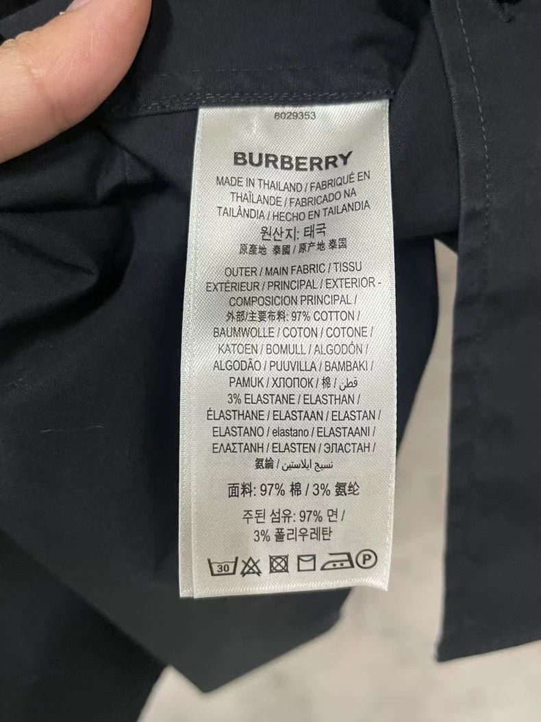 Burberry Burberry Short Sleeve Shirt Size M Black Size US M / EU 48-50 / 2 - 7 Thumbnail