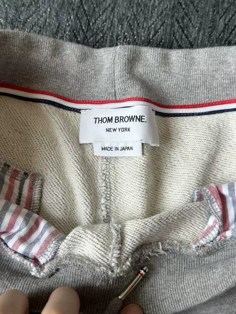 Thom Browne Thom Browne Gray Knit Sweatpants Size US 27 - 3 Thumbnail