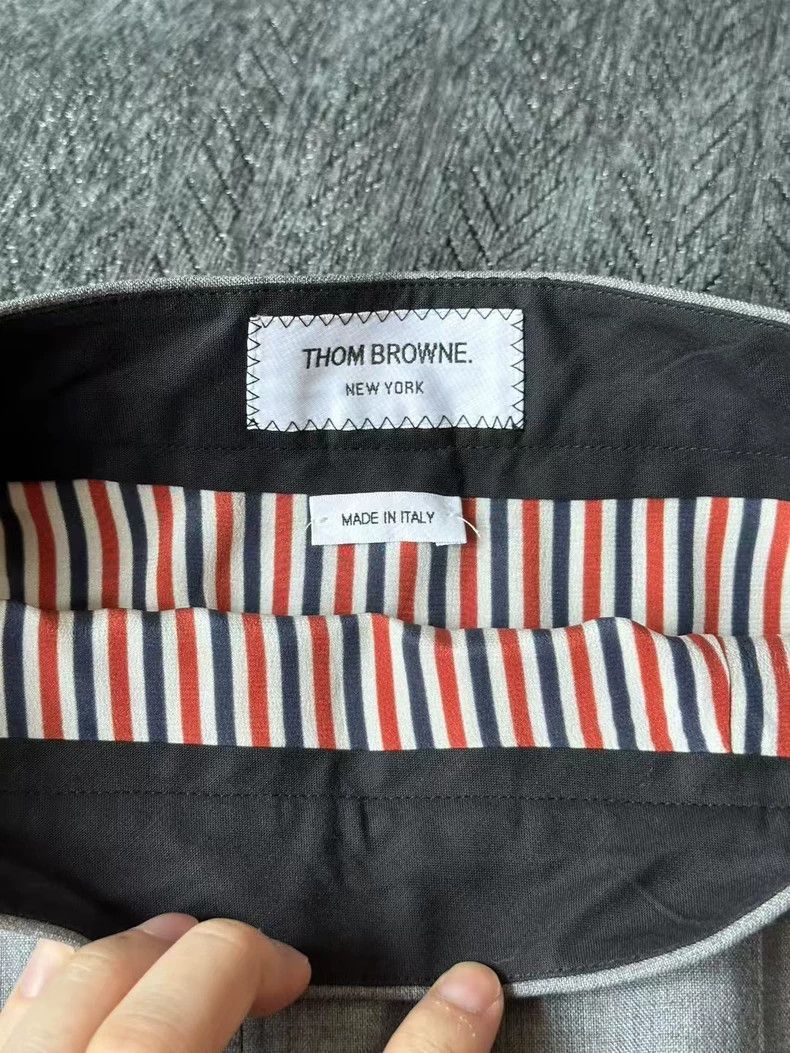 Thom Browne Thom Browne Gray Wool Pleated Skirt Size US 40 / EU 56 - 3 Thumbnail