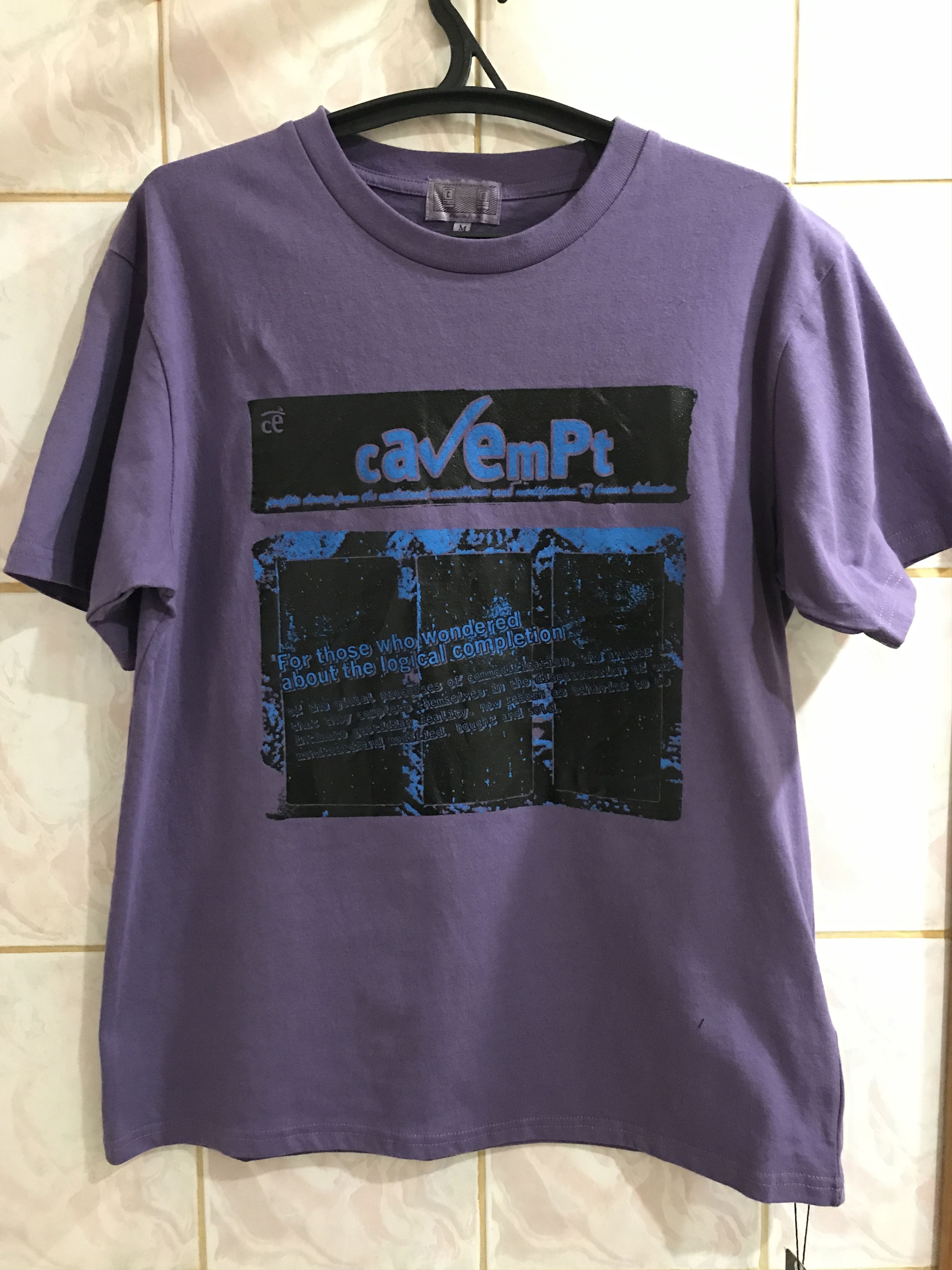 Cav Empt Cav Empt Logical Completion Overdye Tee T shirt Grailed