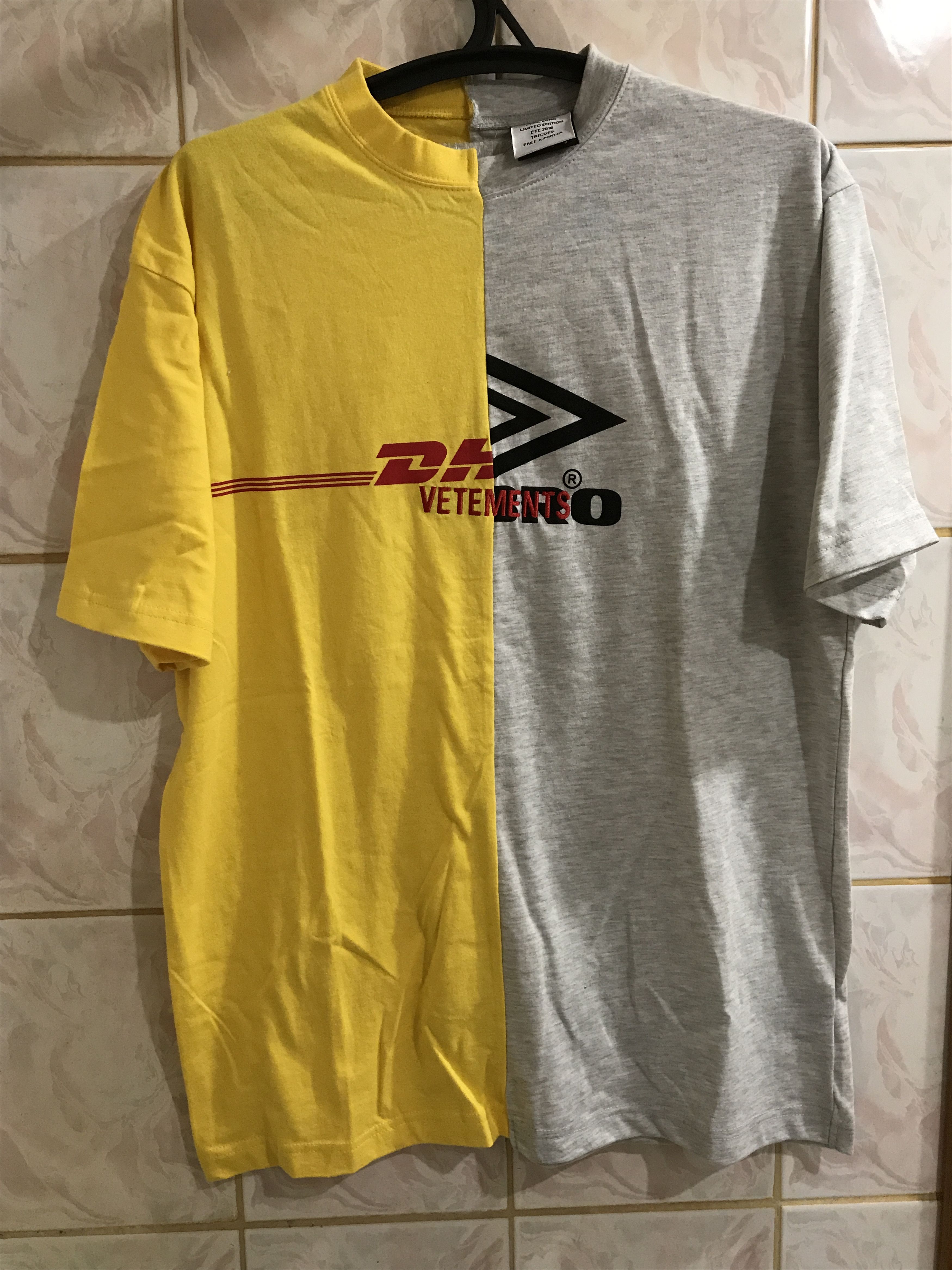 Umbro Vetements DHL Umbro Hong Kong Exclusive T-Shirt Tee | Grailed