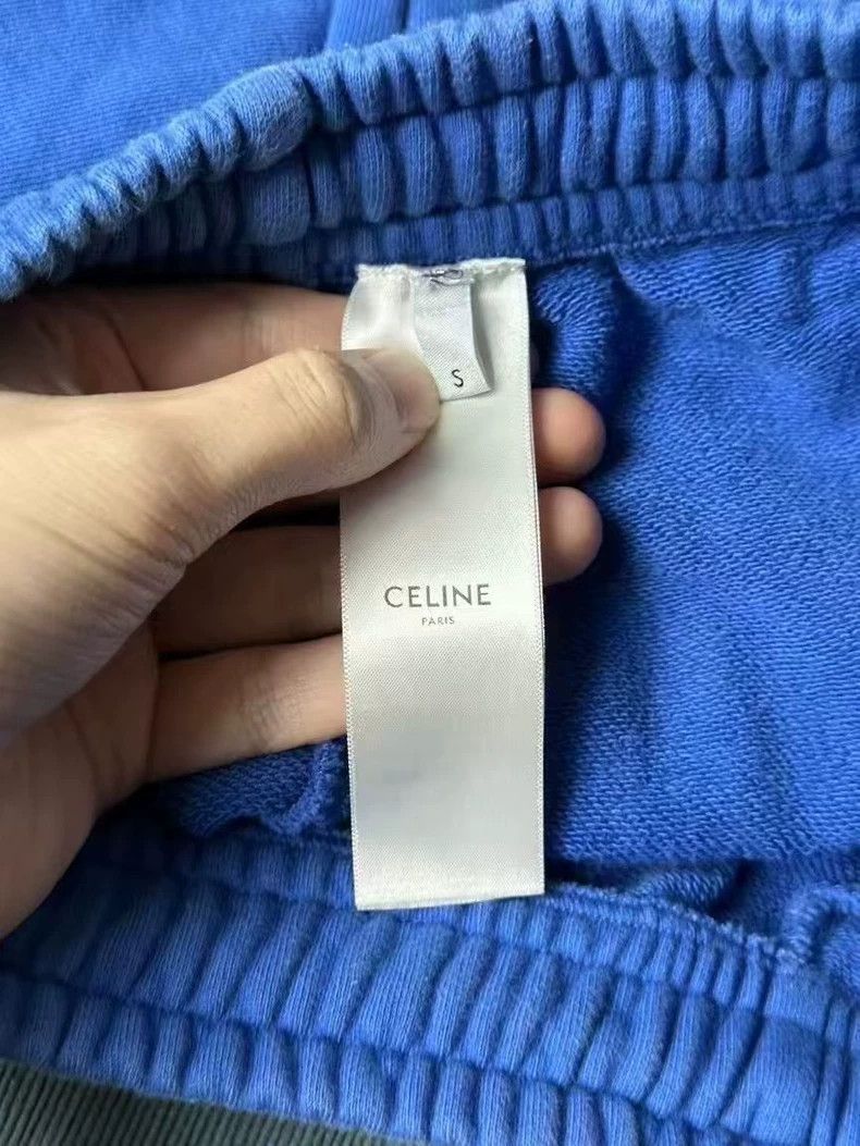 Celine Celine Blue Logo Sweatpants Size S Size US 26 / EU 42 - 4 Thumbnail