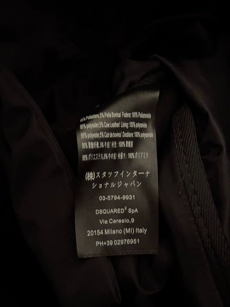 Dsquared2 Dsquared2 Genuine Leather Backpack with Nylon Size ONE SIZE - 7 Thumbnail