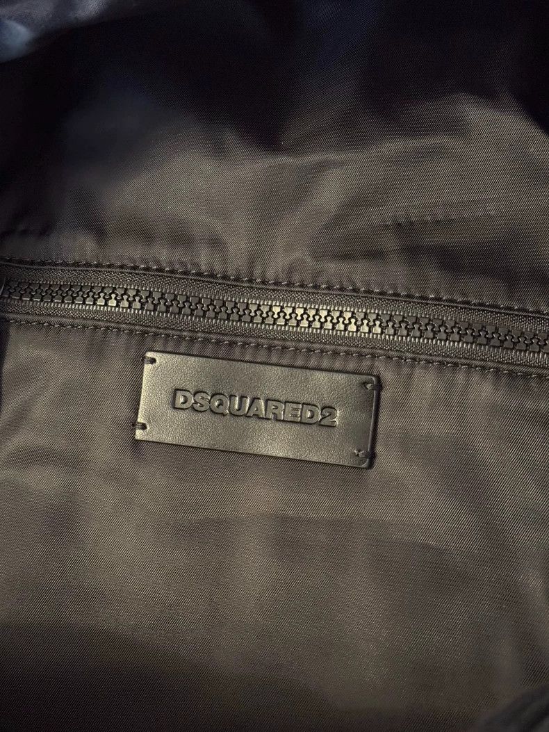 Dsquared2 Dsquared2 Genuine Leather Backpack with Nylon Size ONE SIZE - 4 Thumbnail