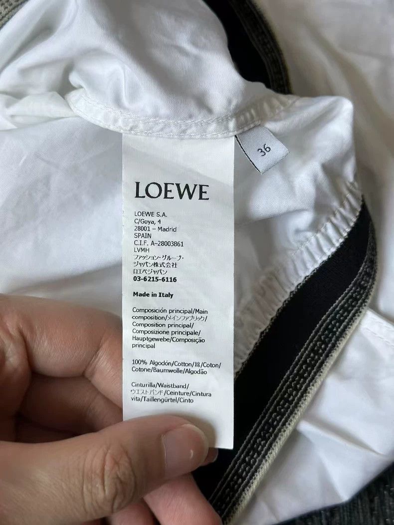 Loewe Loewe Cropped Long Sleeve Shirt Size US S / EU 44-46 / 1 - 4 Thumbnail